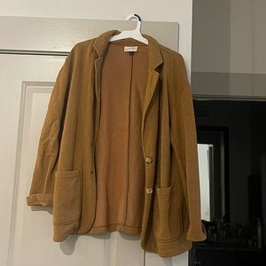 Camel Sweater Blazer